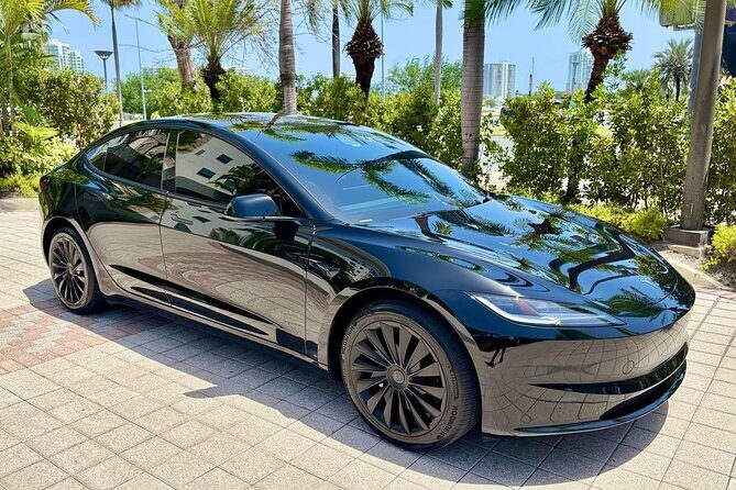 Puerto Rico Island Wide Private Transfers, Tesla 3 Luxury Sedan. - Key Points