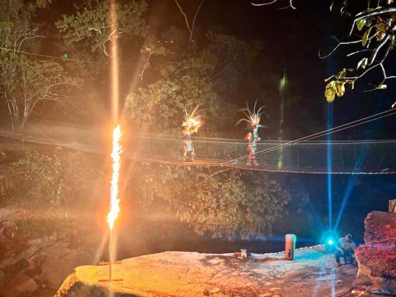 Puerto Vallarta: Night Zipline, Dinner, & Show with Pickup - Key Points