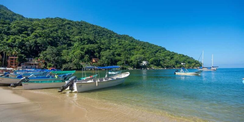 Puerto Vallarta: SouthBay beach & waterfall safari w/Lunch - Key Points