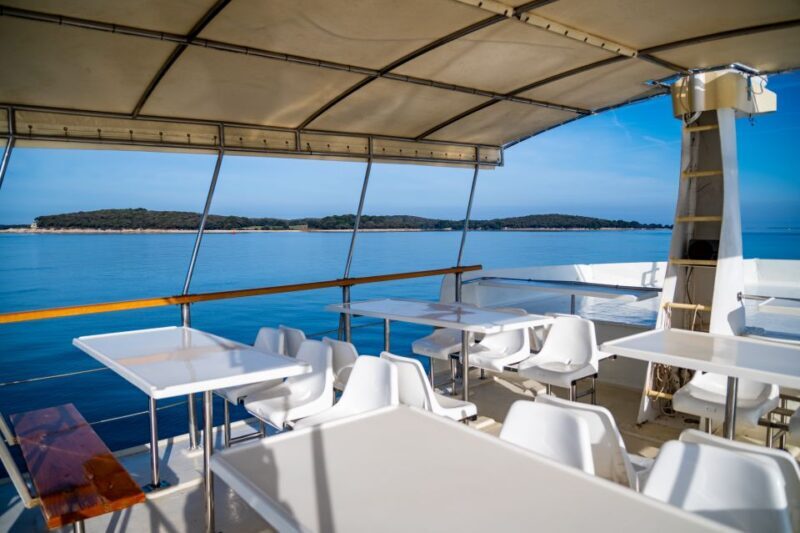 Pula: Brijuni National Park Sunset, Dolphins & Dinner Cruise - Dinner on Board: Tasty, Simple, and Satisfying