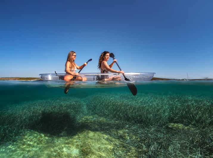Pula: Clear Kayak Tour to Canyon, Island Cliffs & small Cave - Key Points