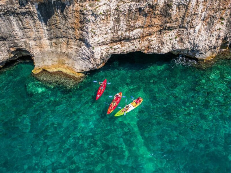 Pula: Kayak Adventure with Cave & Island Snorkeling - An Authentic Croatian Adventure on the Water