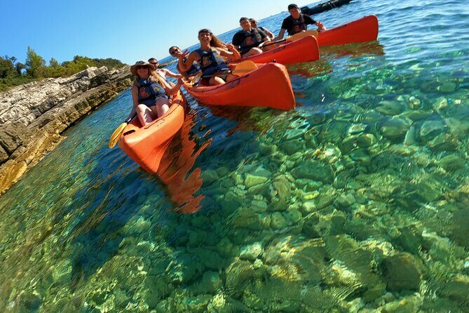 Pula Kayak Tour-Cliff jumping,snorkeling& free GoPro pictures - The Sum Up