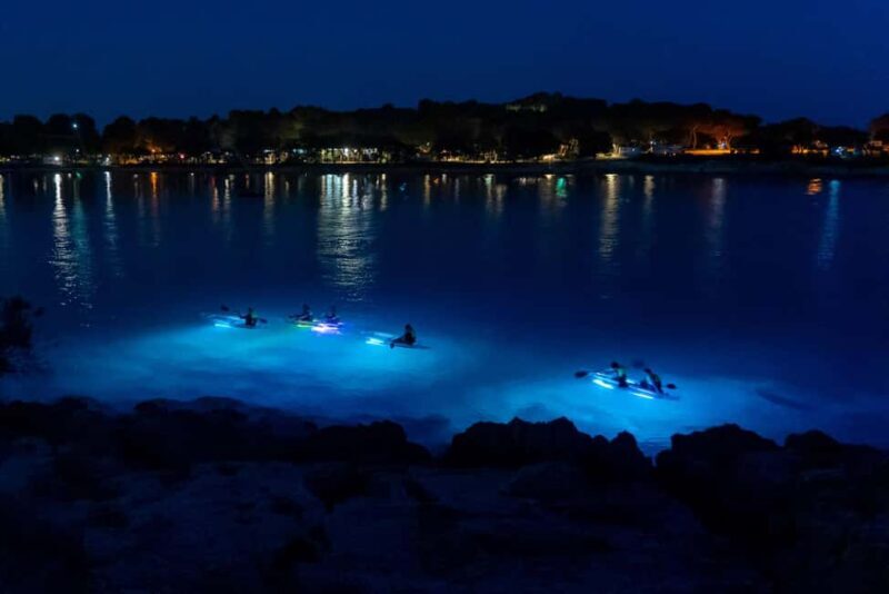 Pula: Night Kayak Tour with Glowing Kayaks - An Overview of the Experience