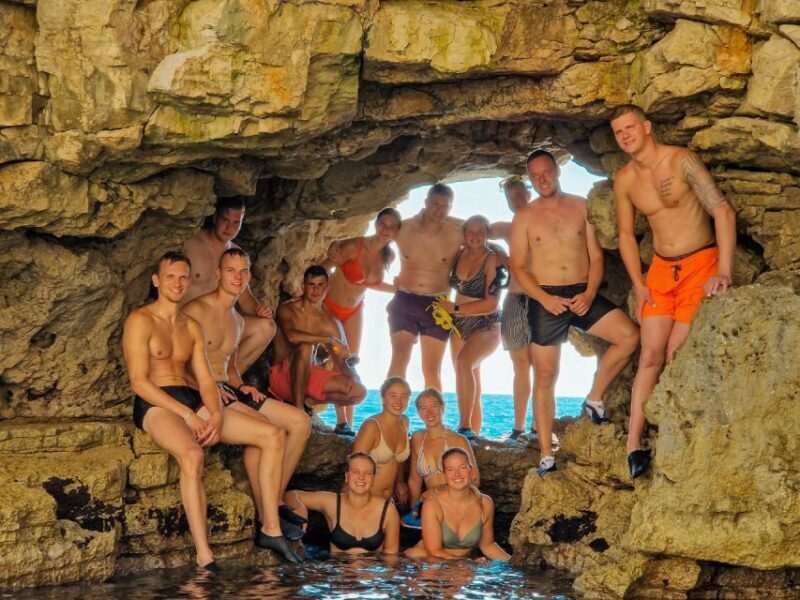 Pula: Sea Kayak Tour with Cave, Snorkeling and Cliff Jumping - Key Points
