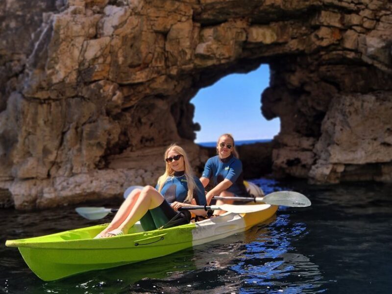 Pula: Sea Kayak Tour with Cave, Snorkeling and Cliff Jumping - Detailed Breakdown of the Itinerary