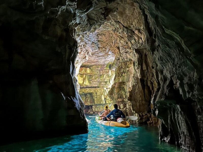 Pula: Sea Kayak Tour with Cave, Snorkeling and Cliff Jumping - The Sum Up