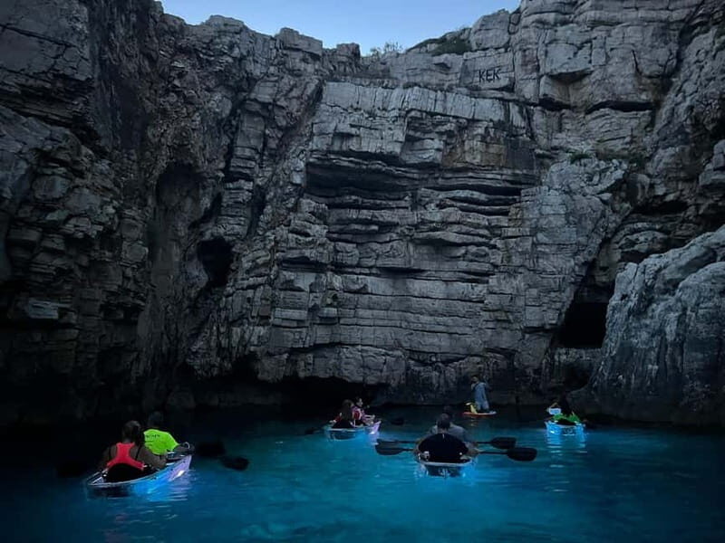 Pula: Sunset/Night Illuminated Transparent Kayak Tour - FAQ