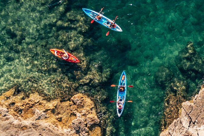 Pula: Three Islands Kayak Tour  snorkeling & cave photo stop - Key Points