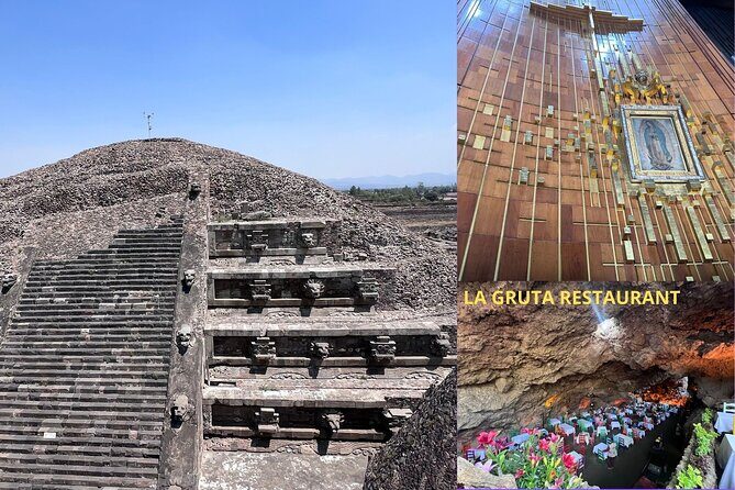 Pyramids + Cave Restaurant + Guadalupe's Basilica Private Tour - An In-Depth Look at the Pyramids + Cave Restaurant + Guadalupes Basilica Private Tour