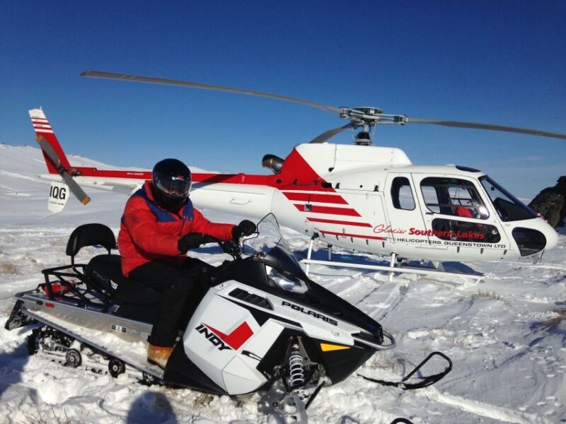 Queenstown: Snowmobiling Experience with Helicopter Flight - An Adventure in Queenstown’s Wilderness