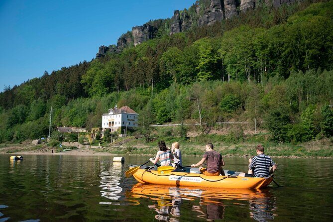 Rafting from Dín to Bad Schandau and back on bikes - Key Points