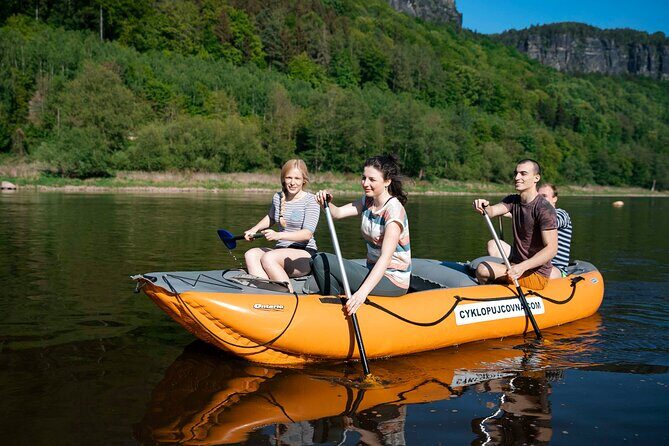 Rafting from Dín to Bad Schandau and back on bikes - Authenticity and Value