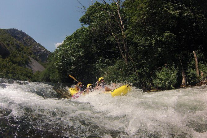 Rafting in upper part of Cetina river from Split or Blato n/C - Key Points