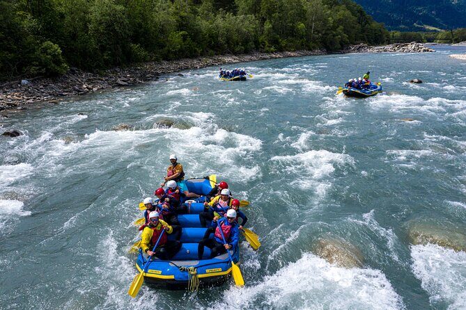Rafting Vorderrhein in Graubünden - Key Points