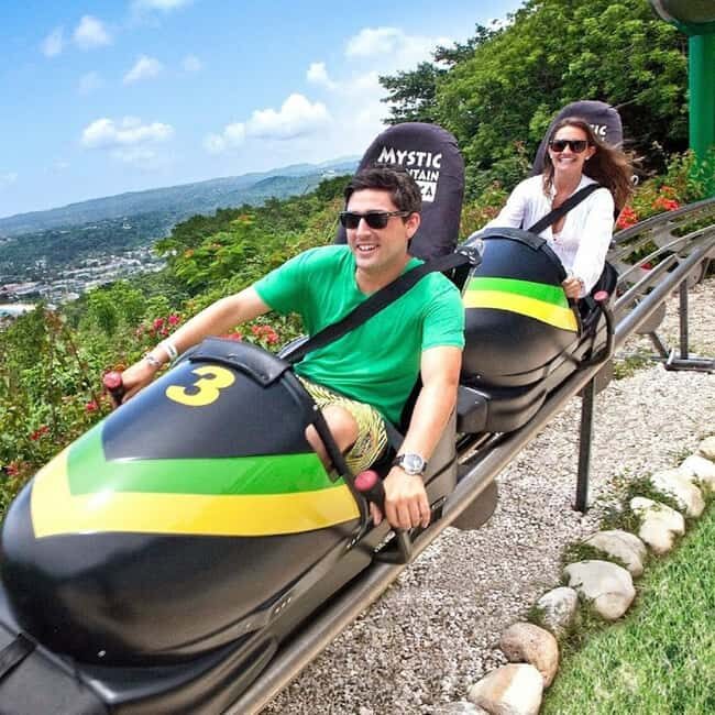 Rainforest Bobsled Mystic Mountain transportation - Key Points