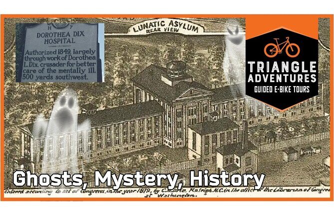 Raleigh Guided E-bike Tour: Ghosts, Mystery, Creepy History - Key Points