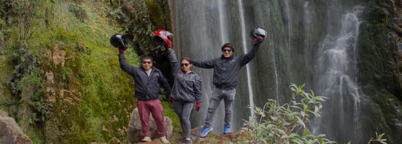 Rappelling at the Písac waterfalls - Rappelling at the Písac Waterfalls: An Adventure in the Sacred Valley