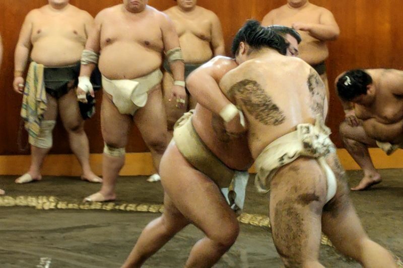 Real Sumo Training Watching Experience in Tokyo - From Ryogoku Station to the stable