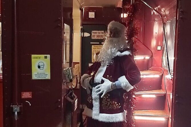 Red Bus Ride Along with Santa in Glasgow - A Festive Journey Through Glasgow on a Vintage Red Bus with Santa