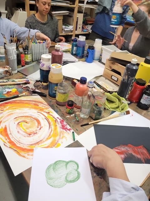 Regensburg: Intuitive painting incl. meditation - A Detailed Look at the Experience