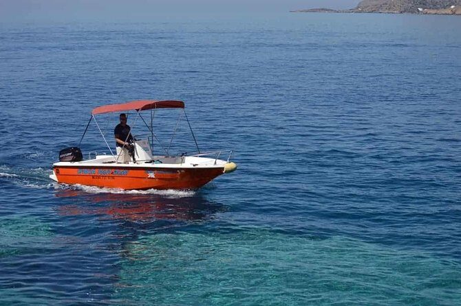 RENT A BOAT 5,5m - 30hp LICENSE FREE Chora Sfakion, Sfakia - Experience the freedom of Crete’s coast with a rent-a-boat adventure from Sfakia. For just over $250 per group, youll get a 5.5-meter, 30-hp boat that doesn’t require a license, making it accessible for most travelers. The rental offers a full day of exploring Crete’s rugged southern shoreline, with options to pick up the boat at 9am and return at sunset. This relaxed, self-guided approach allows for control over your itinerary, whether you want to visit remote beaches or picturesque villages.