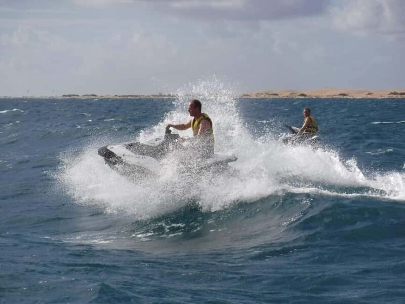 Rent e-Scooter + option Rent Jet Ski front Maspalomas Dunes - The Optional Jet Ski Experience