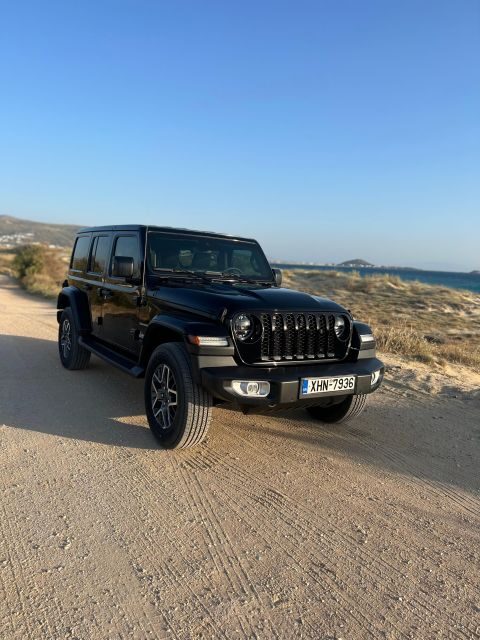 Rent Exclusive Jeep Wrangler 4x4e in Naxos - The Practical Side: What’s Included and What’s Not
