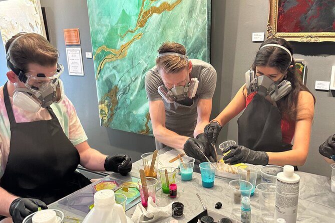 Resin Artwork in a Nolita Artist's Studio - Authenticity and Personal Touch