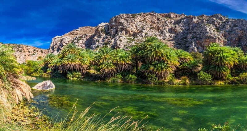Rethymno/Chania: Preveli Beach and Kourtaliotiko Gorge Tour - Key Points