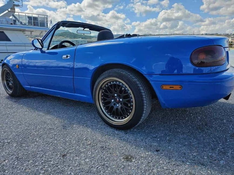 Rethymno: Ride with a Mazda MX5 cabrio 1991 for 12 hours - Rethymno: Ride with a Mazda MX5 Cabrio 1991 for 12 Hours