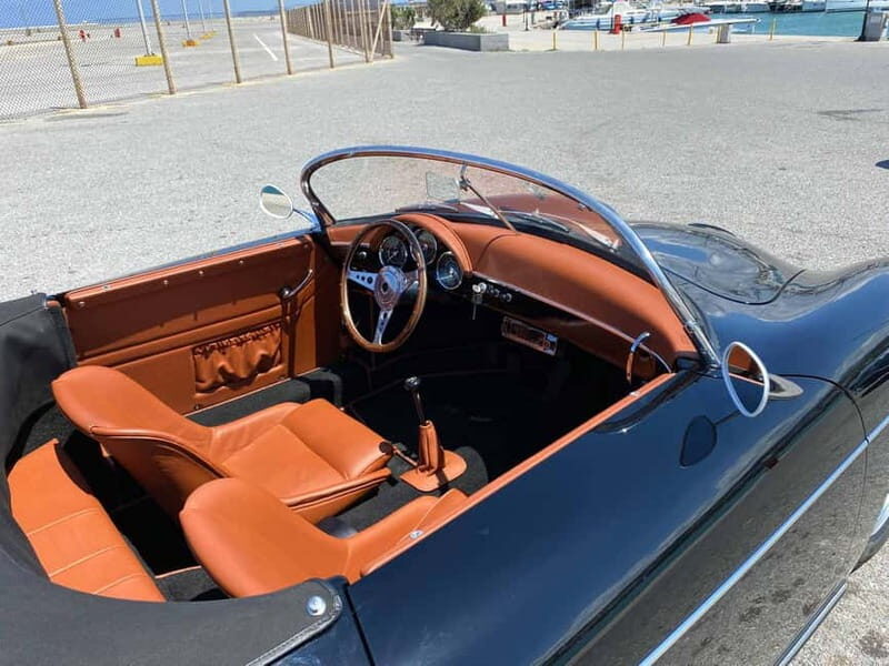 Rethymno: Ride with a Speedster 356 RCH - An Authentic Ride in a Vintage Porsche in Rethymno