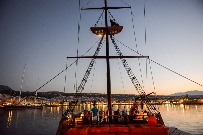 Rethymno: Sunset Cruise on a Wooden Pirate Boat - In The Sum Up