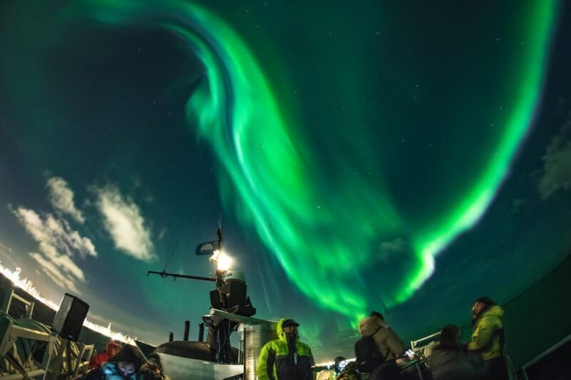 Reykjavik: Northern Lights Guided Boat Tour with Photos - Key Points