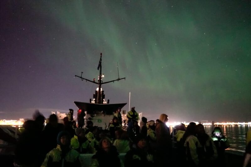 Reykjavik: Northern Lights Guided Boat Tour with Photos - The Experience in Detail
