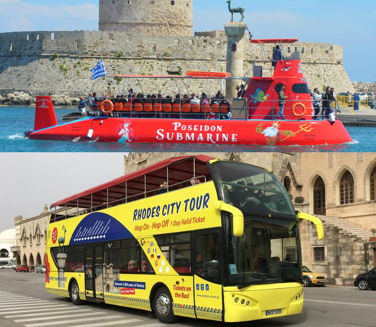 Rhodes: Combo Ticket - Hop On Hop Off Bus & Submarine Cruise - Discover Rhodes: A Practical Guide