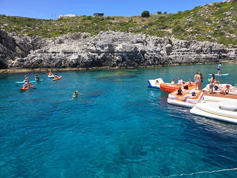 Rhodes: Gulet Trip with Food, Drinks, SUP, Kayak & Swimming - FAQ