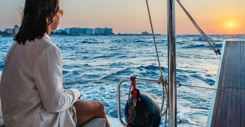 Rhodes: Sunset Catamaran Cruise with Dinner Buffet & Drinks - Who Would Love This Experience?