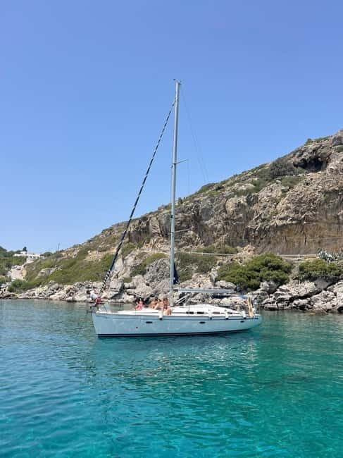 Rhodes: Sunset Catamaran Cruise with Snack, Fruits & Drinks - Frequently Asked Questions