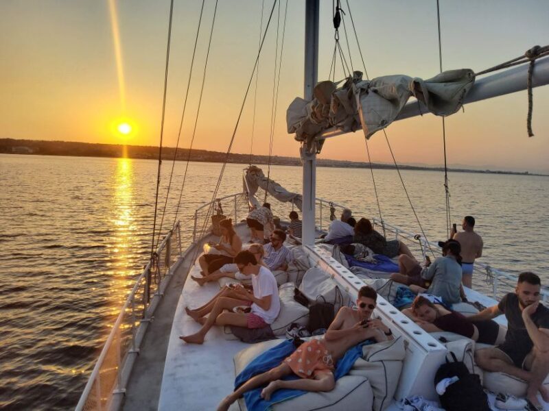 Rhodes: Sunset Cruise with Open Bar, Dinner, & Live Music - FAQ