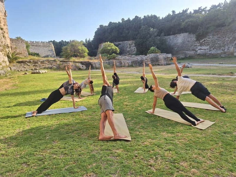 Rhodes Town: Outdoor Yoga at Grand Masters Garden - What to Expect from the Rhodes Outdoor Yoga Experience
