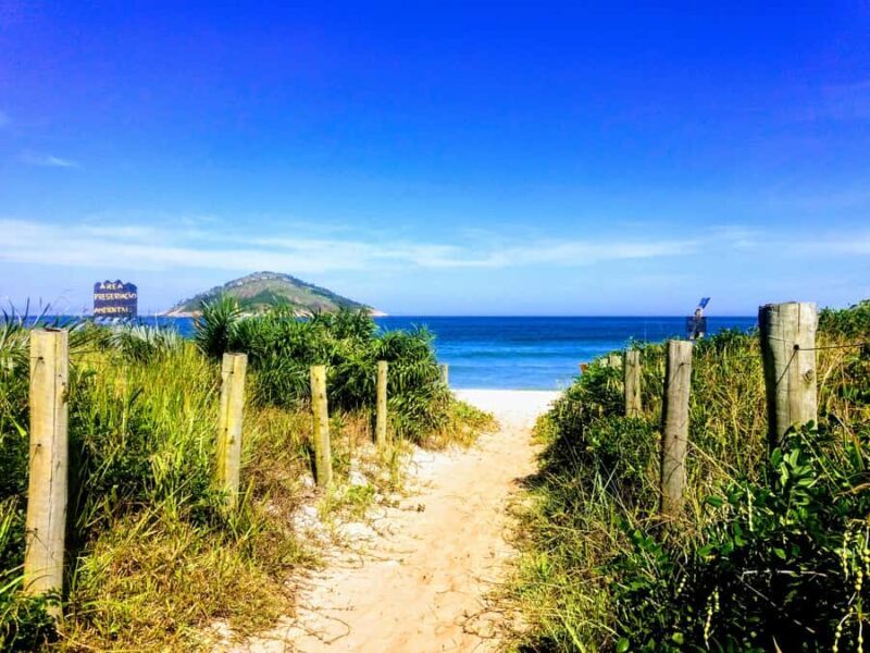 Rio de Janeiro Secluded Beaches: Hike+Swim Prainha & Grumari - The Beach Time at Grumari