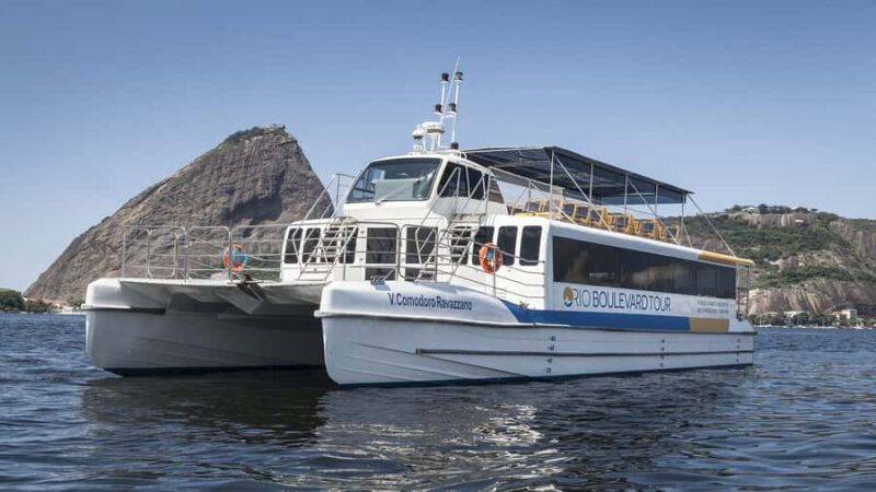 Rio: Guanabara Bay Boat Trip by Catamaran with Audio Guide - Key Points
