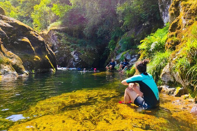 River Trekking through wild lagoons and Waterfalls - River Trekking through Wild Lagoons and Waterfalls: A Nature-Filled Adventure Near Braga