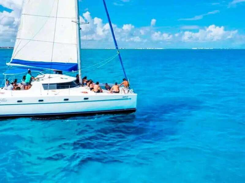 Riviera Maya: Private Catamaran Sailing for 42 Guests - The Sum Up
