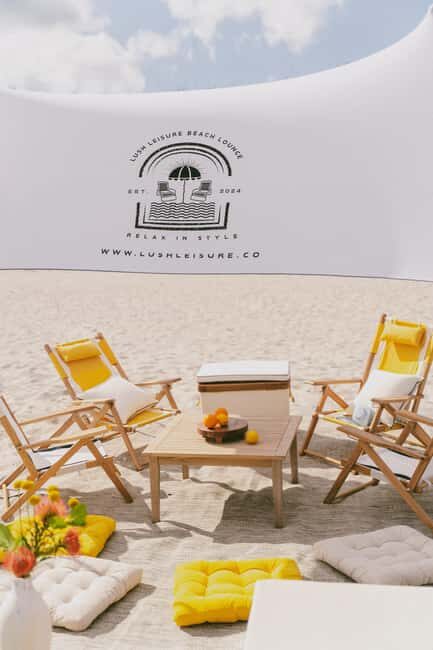 Riviera Suite: Private Beach Lounge and Picnic Set Up - Riviera Suite: Private Beach Lounge and Picnic Set Up