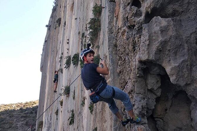 Rock Climbing on Crete with a Guide at Rethymnon, Plakias beach - Key Points