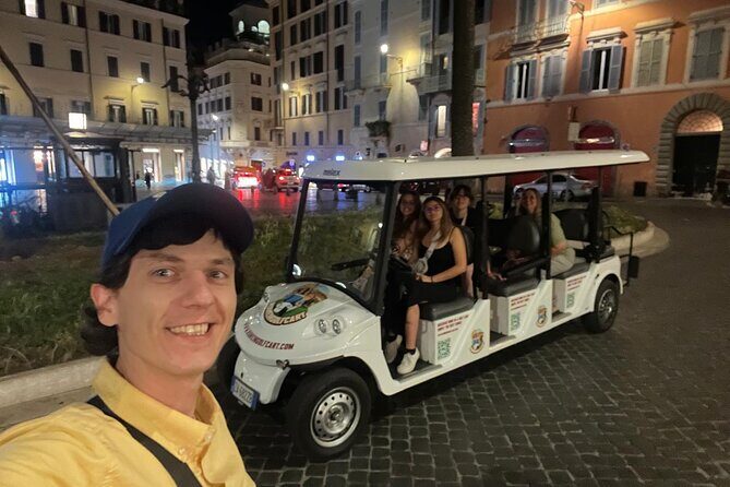 Rome 2 hour Golf Cart night tour with Hotel Pickup - Frequently Asked Questions