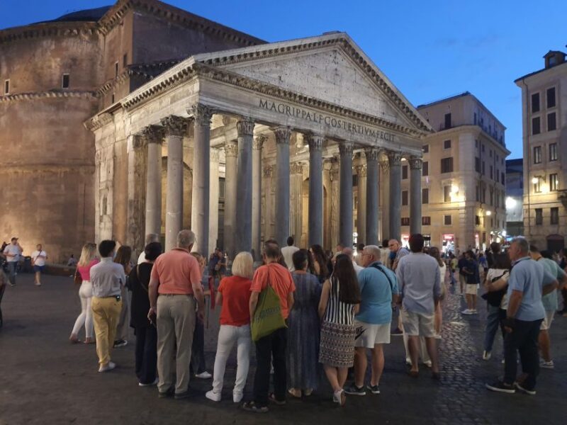 Rome by Night: City Center Lights and Wonders Guided Tour - Key Points