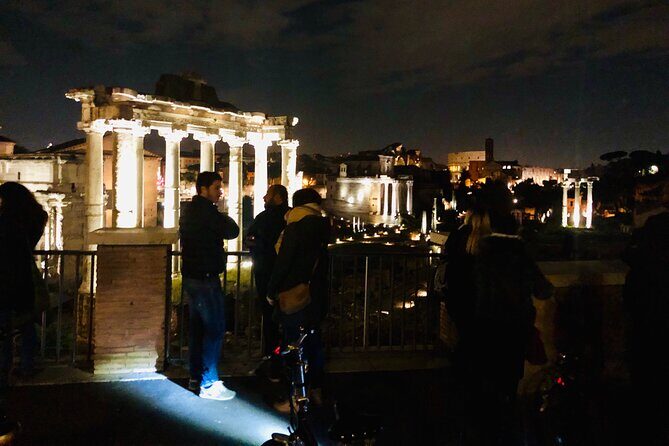 Rome by Night-Ebike tour with Food and Wine Tasting - Itinerary in Detail